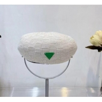 Popular Style Bottega Veneta Knit Beret Hat BV0127 White 2022