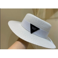 AAAAA Discount Bottega Veneta Straw Wide Brim Hat BVH31605 White 2022