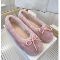 Sumptuous Celine Fur Flat Slippers Pink 090717