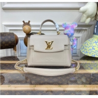 Affordable Price Louis vuitton small LOCKME EVER BB M21088 cream