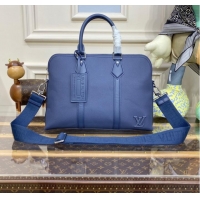 Affordable Price Louis vuitton TAKEOFF BRIEFCASE M59159 blue