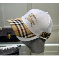 Hot Sell Cheap Burberry Baseball Hat 1109 White 2022