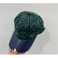 Free Shipping Loewe Anagram Cotton Baseball Hat 1109 Green 2022