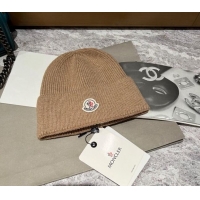 Popular Style Moncler Knit Hat 110902 Light Brown 2022