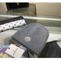 Buy Cheapest Moncler Wool Knit Hat 110903 Dark Grey 2022