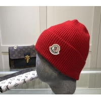 Buy Inexpensive Moncler Wool Knit Hat 110903 Red 2022