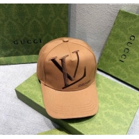 Promotional Louis Vuitton LV Baseball Hat 1122101 Brown 2022