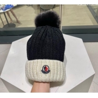 Shop Promotional Moncler Knit Hat 1122130 Black/White 2022