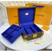 Top Quality Louis Vuitton NICE JEWELRY CASE M44185 blue