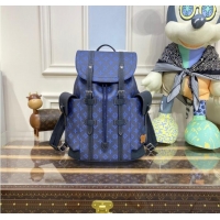 Unique Grade Louis Vuitton CHRISTOPHER MM M46338 blue