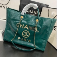 Promotional Chanel LARGE SHOPPING BAG A66941 green