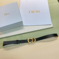 Low Cost DIOR CARO PEARLS BELT 22 MM B0286UWFR black