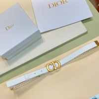 Charming DIOR CARO PEARLS BELT 22 MM B0286UWFB white