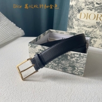 Sumptuous Dior calf leather 35MM BELT 2816