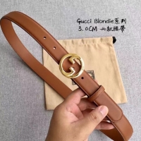 Best Price Gucci Blondie 30MM leather belt 703148-2