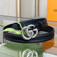 Shop Duplicate Gucci Belt with G buckle 709951-4