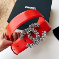 Stylish Chanel 30MM Leather Belt CH2585