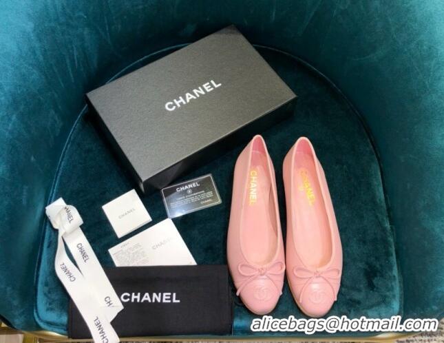 Most Popular Chanel Lambskin Classic Ballerinas All Pink 101355