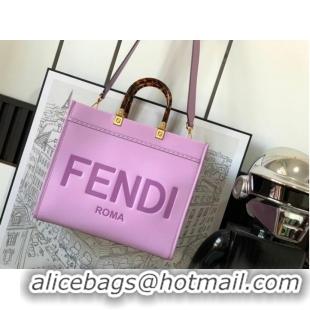 Reasonable Price Fendi Sunshine Medium leather shopper 8BH386A Lavender