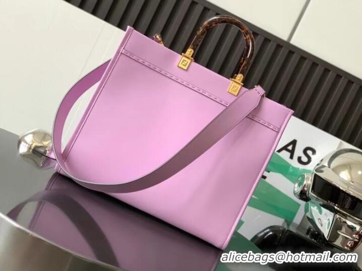 Reasonable Price Fendi Sunshine Medium leather shopper 8BH386A Lavender