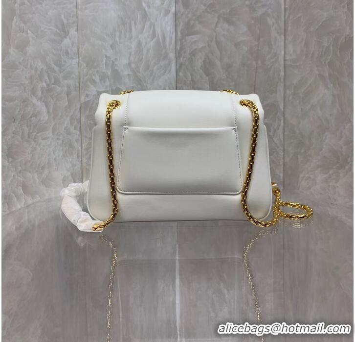 Trendy Design Bvlgari Serpenti Forever leather crossbody bag B282922 WHITE