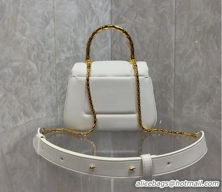 Promotional Bvlgari Serpenti Forever leather crossbody bag B282923 white