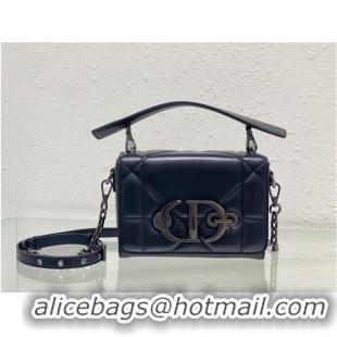 Good Product DIOR 30 MONTAIGNE BOX BAG WITH HANDLE Black Maxicannage Lambskin M9218B