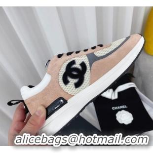 Purchase Chanel Suede & Mesh Sneakers G38299 102601 Beige