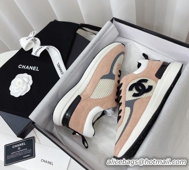 Purchase Chanel Suede & Mesh Sneakers G38299 102601 Beige