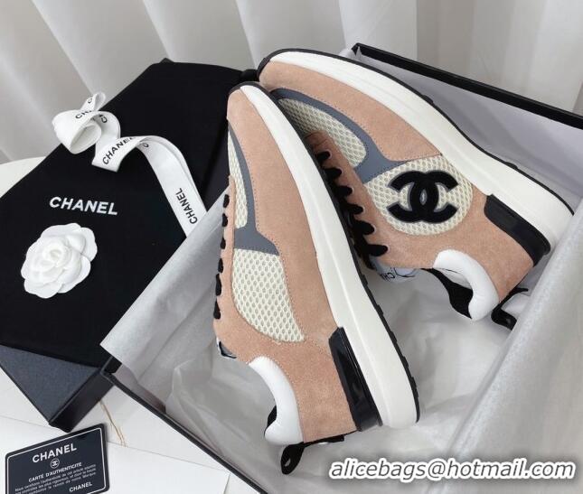 Purchase Chanel Suede & Mesh Sneakers G38299 102601 Beige