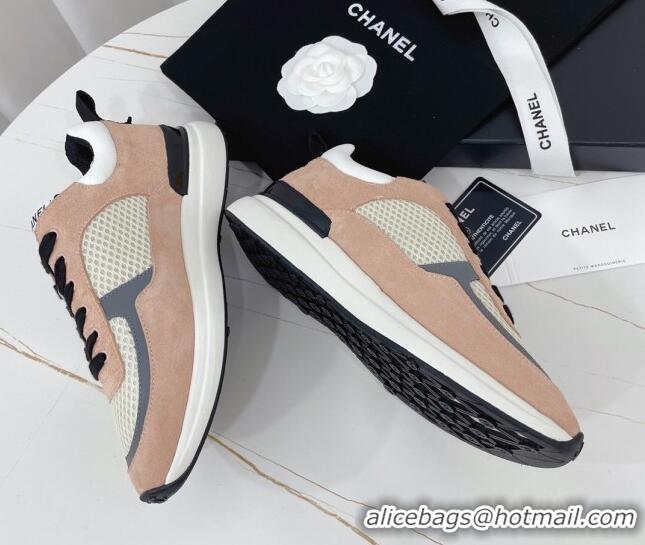 Purchase Chanel Suede & Mesh Sneakers G38299 102601 Beige