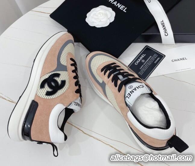 Purchase Chanel Suede & Mesh Sneakers G38299 102601 Beige