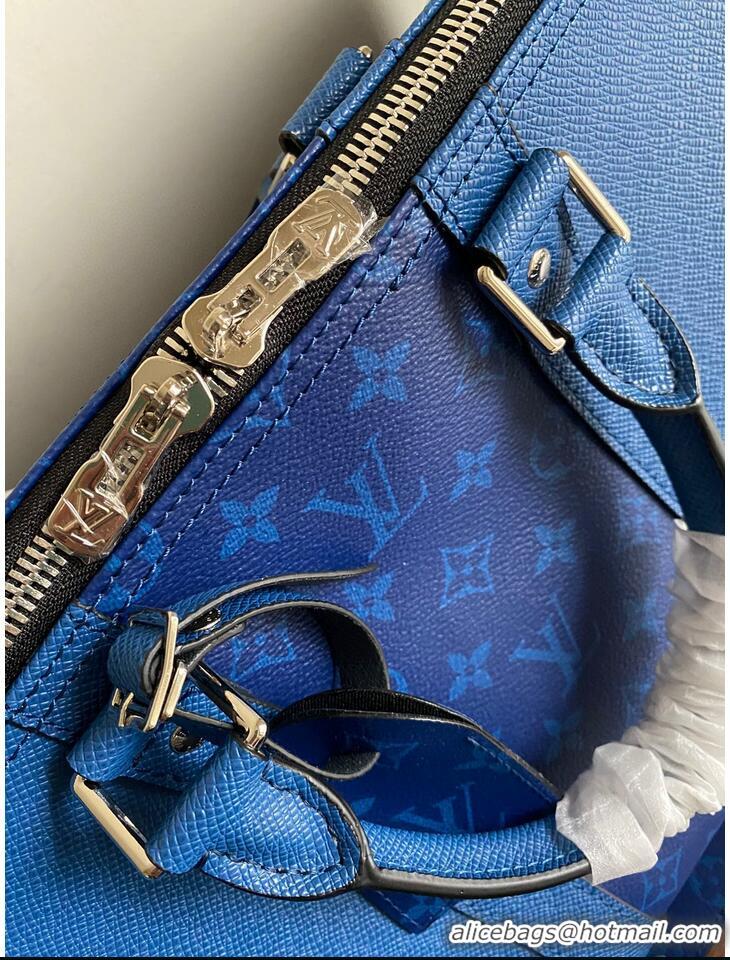 Unique Grade Louis Vuitton KEEPALL BANDOULIERE 50 M53766 Blue