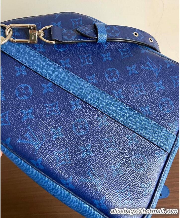 Unique Grade Louis Vuitton KEEPALL BANDOULIERE 50 M53766 Blue