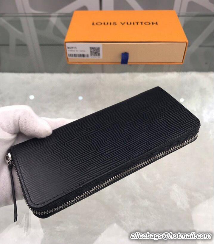 Good Product Louis Vuitton CARTERA CLEMENCE WALLET Original EPI Leather M60915 Black