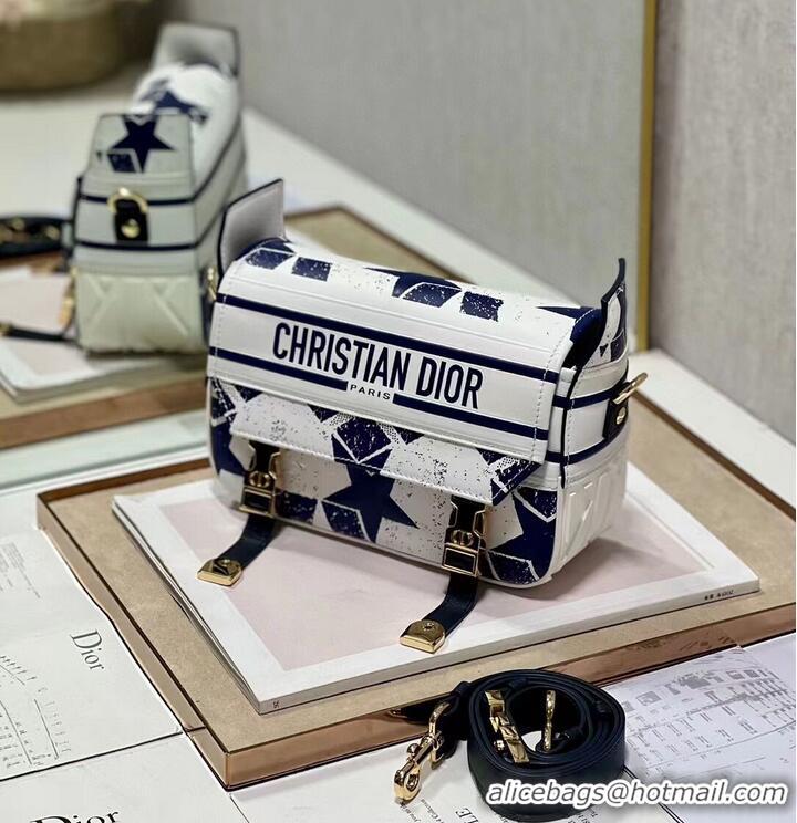 Unique Discount DIOR SMALL DIORCAMP BAG M1243ODD WHITE