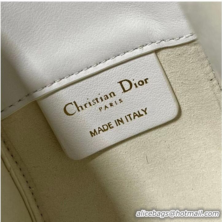 Unique Discount DIOR SMALL DIORCAMP BAG M1243ODD WHITE