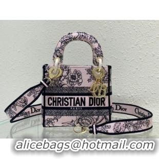 Traditional Specials DIOR MINI LADY D-LITE BAG Embroidery M0500BZ-3