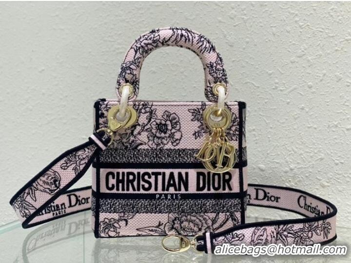 Traditional Specials DIOR MINI LADY D-LITE BAG Embroidery M0500BZ-3