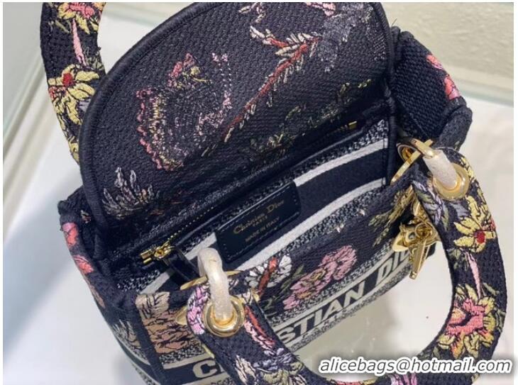 Reasonable Price DIOR MINI LADY D-LITE BAG Embroidery M0500BZ-4