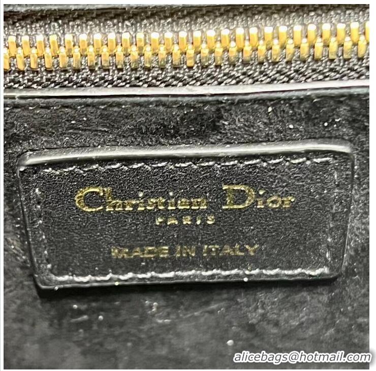 Promotional DIOR BAG Lucky Star Cannage Lambskin C2628 BLACK