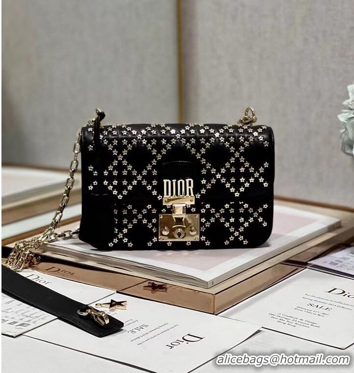 Promotional DIOR BAG Lucky Star Cannage Lambskin C2628 BLACK