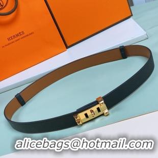 Discount Hermes Leather Belt 24MM 26994