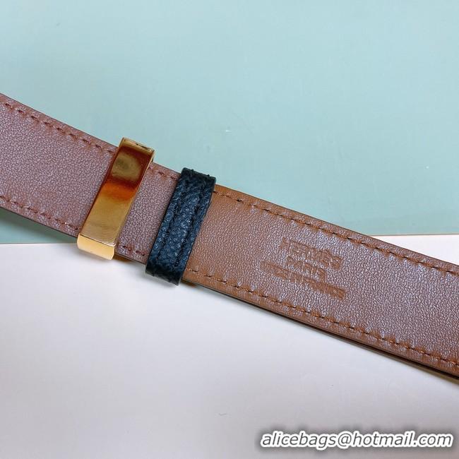 Discount Hermes Leather Belt 24MM 26994