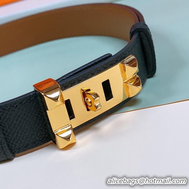 Discount Hermes Leather Belt 24MM 26994