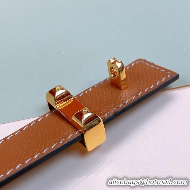 Unique Style Hermes Leather Belt 24MM 26995