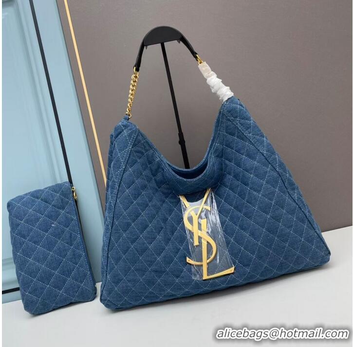 Good Product SAINT LAURENT SHOPPING Denim bag Y203310 blue