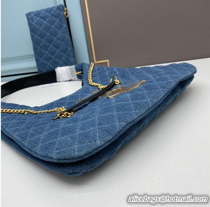 Good Product SAINT LAURENT SHOPPING Denim bag Y203433 blue