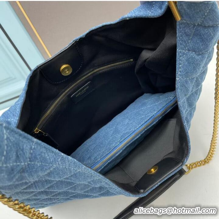 Good Product SAINT LAURENT SHOPPING Denim bag Y203433 blue