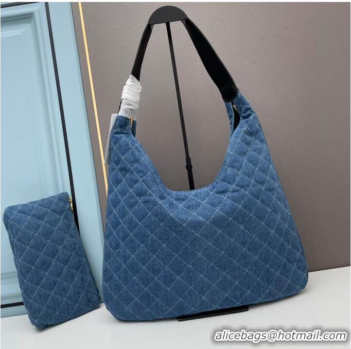 Good Product SAINT LAURENT SHOPPING Denim bag Y203433 blue